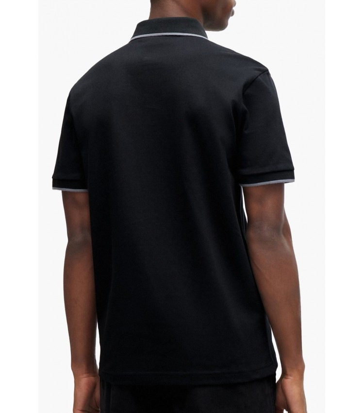 Men T-Shirts Passertip.Mix Black Cotton Boss