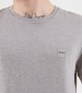 Men T-Shirts Tales.Jr Grey Cotton Boss