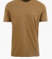 Men T-Shirts Tales.Jr Khaki Cotton Boss