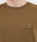 Men T-Shirts Tales.Jr Khaki Cotton Boss