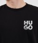 Ανδρικές Μπλούζες Detzington241 Μαύρο Βαμβάκι Hugo