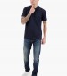 Men T-Shirts Dinoso222 DarkBlue Cotton Hugo