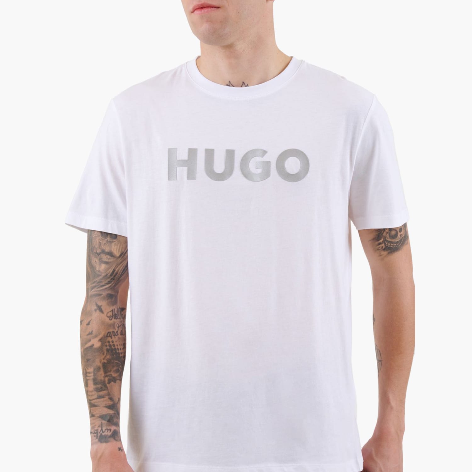 Ανδρικές Μπλούζες Dulivio.U241 Άσπρο Βαμβάκι Hugo