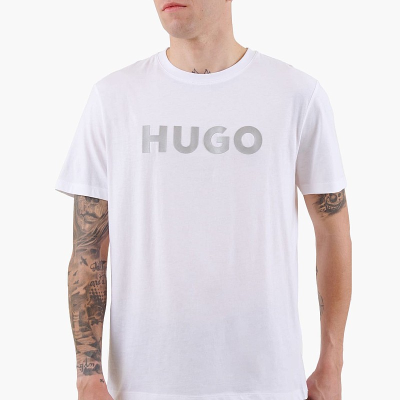 Ανδρικές Μπλούζες Dulivio.U241 Άσπρο Βαμβάκι Hugo