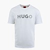 Ανδρικές Μπλούζες Dulivio.U241 Άσπρο Βαμβάκι Hugo Ανδρικές Μπλούζες Dulivio.U241 Άσπρο Βαμβάκι Hugo