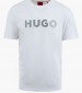 Men T-Shirts Dulivio.U241 White Cotton Hugo