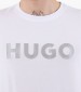 Men T-Shirts Dulivio.U241 White Cotton Hugo