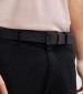 Men Belts Giove.L Black Leather Hugo