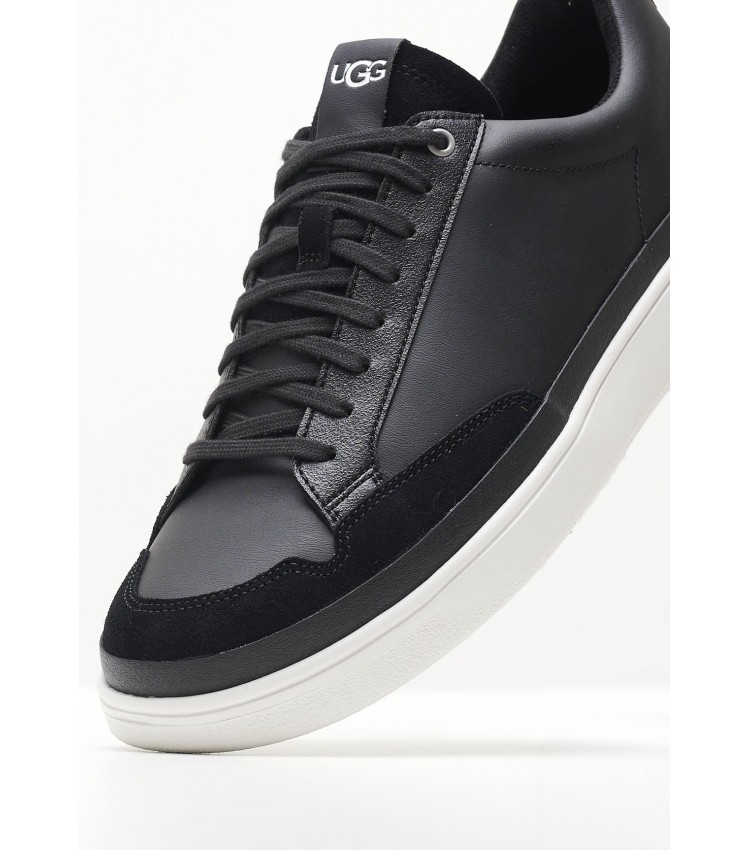 Ανδρικά Παπούτσια Casual 1108959 Μαύρο Δέρμα UGG