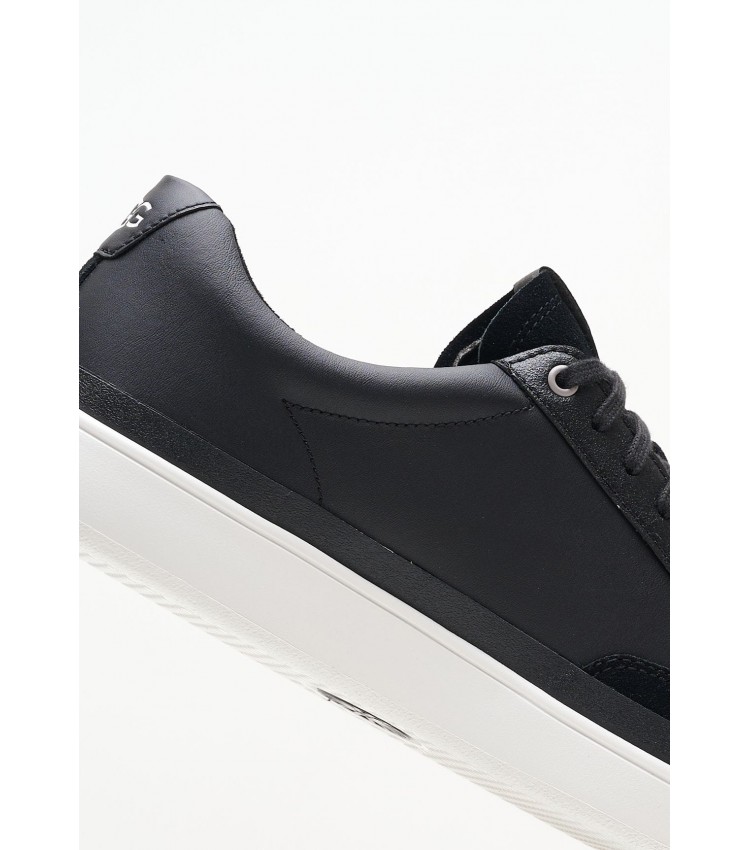 Men Casual Shoes 1108959 Black Leather UGG
