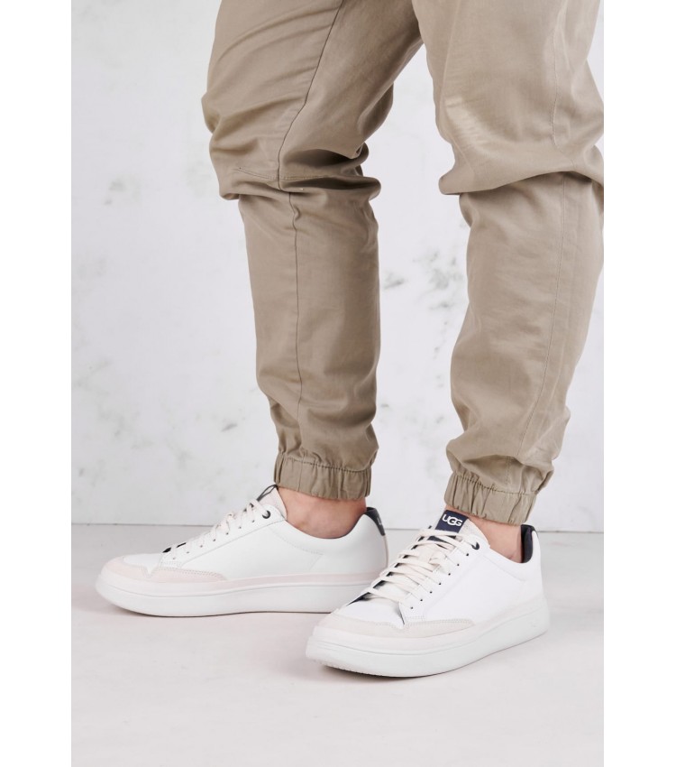 Men Casual Shoes 1108959 White Leather UGG