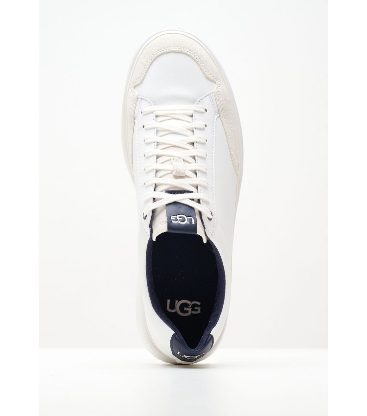 Men Casual Shoes 1108959 White Leather UGG