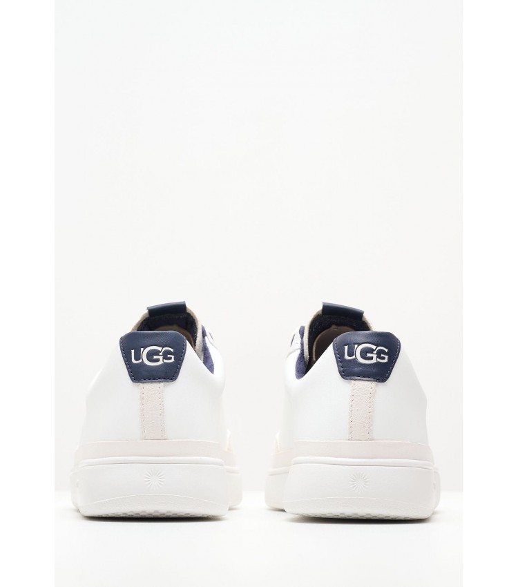Ανδρικά Παπούτσια Casual 1108959 Άσπρο Δέρμα UGG