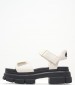 Women Sandals 1136764 Beige Nubuck Leather UGG