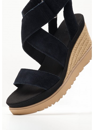 Women Platforms Low 1139052 Black Buckskin UGG