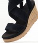 Women Platforms Low 1139052 Black Buckskin UGG