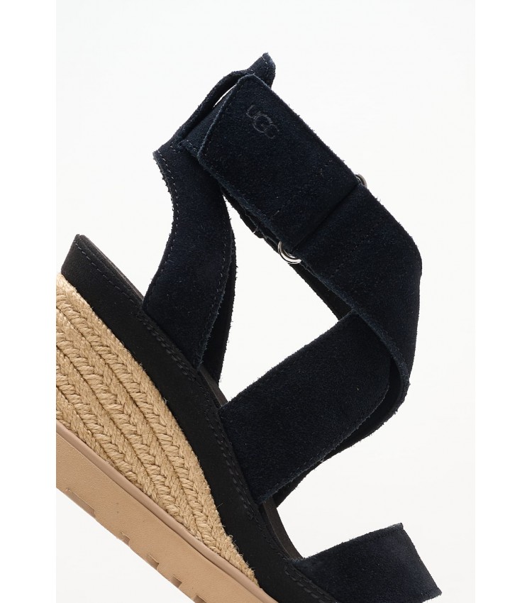 Women Platforms Low 1139052 Black Buckskin UGG