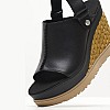 Women Platforms High 1152668 Black Leather UGG