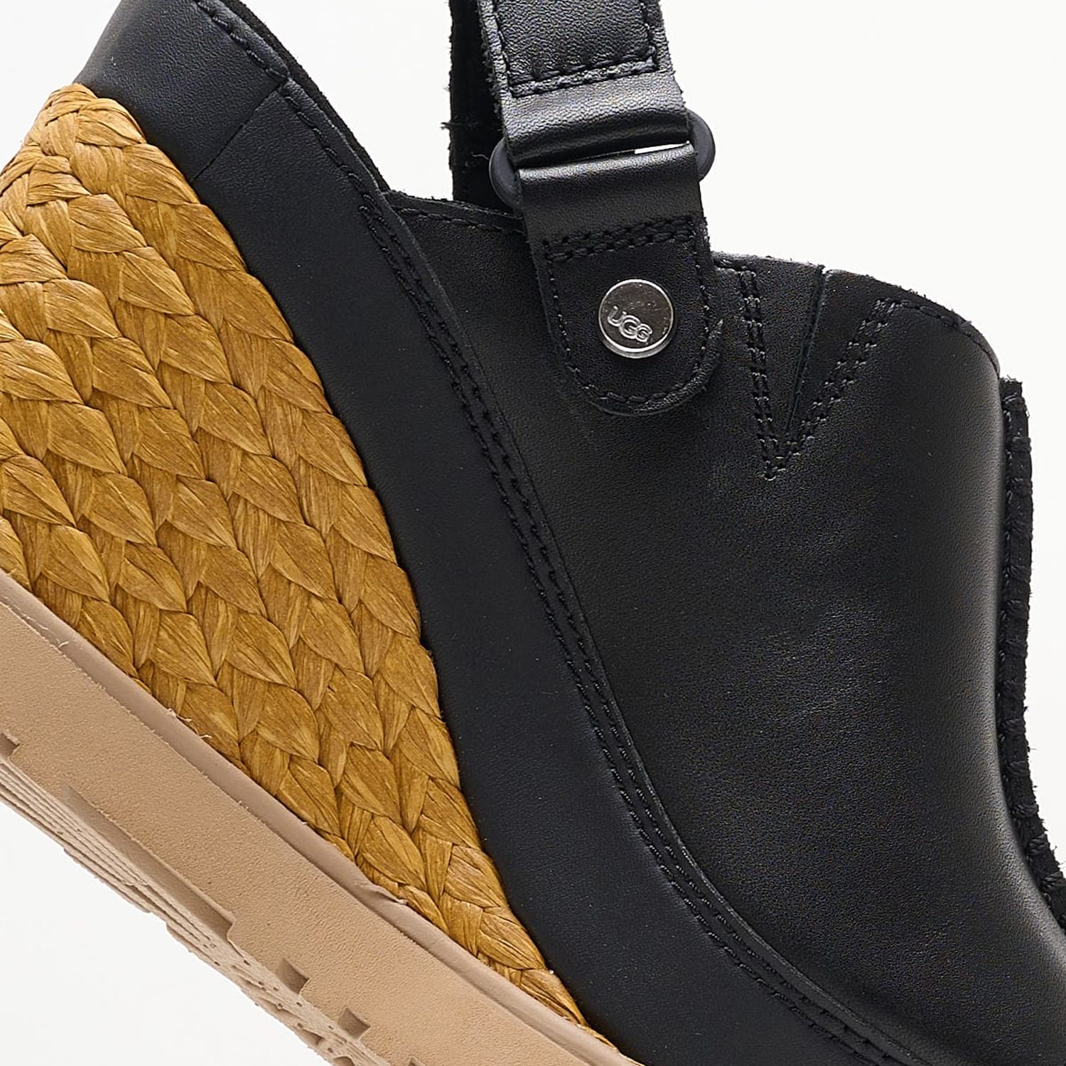 Women Platforms High 1152668 Black Leather UGG
