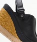 Women Platforms High 1152668 Black Leather UGG