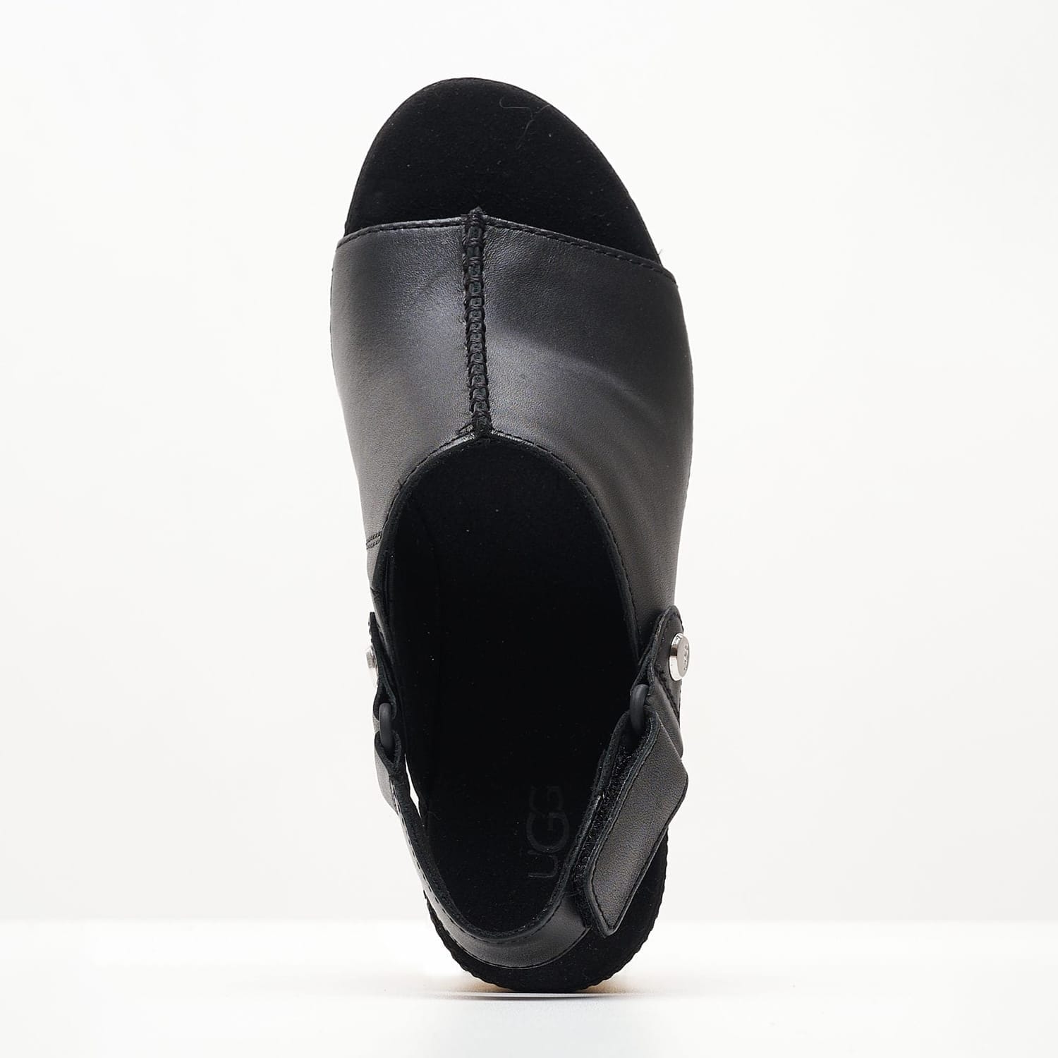 Women Platforms High 1152668 Black Leather UGG
