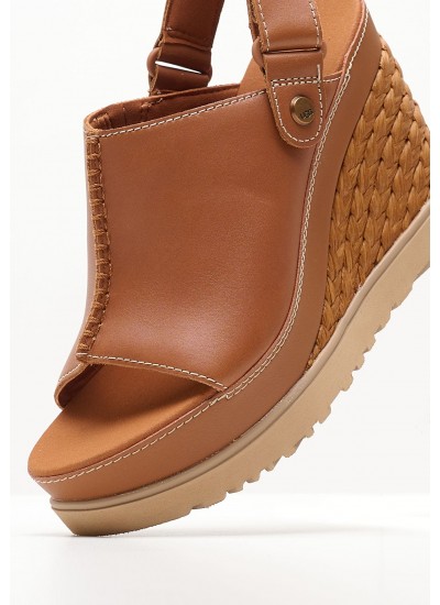 Women Platforms High 1152668 Tabba Leather UGG