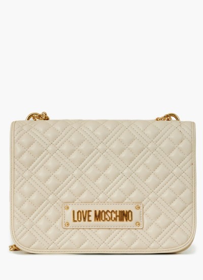 Women Bags JC4000 Beige ECOleather Love Moschino