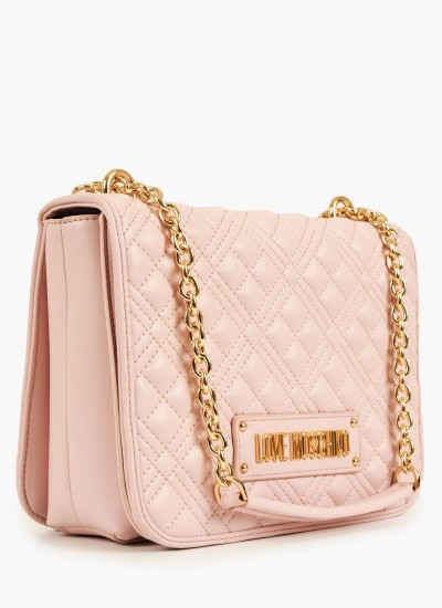 Γυναικείες Τσάντες JC4003 Χρυσό ECOleather Love Moschino