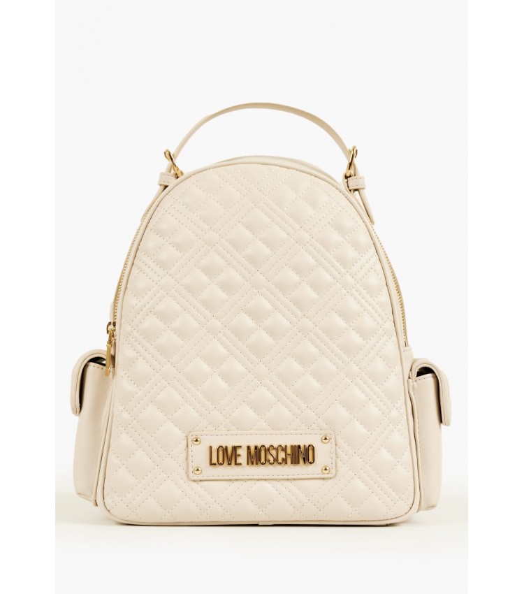 Γυναικείες Τσάντες JC4015 Μπεζ ECOleather Love Moschino