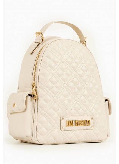 Women Bags JC4015 Beige ECOleather Love Moschino