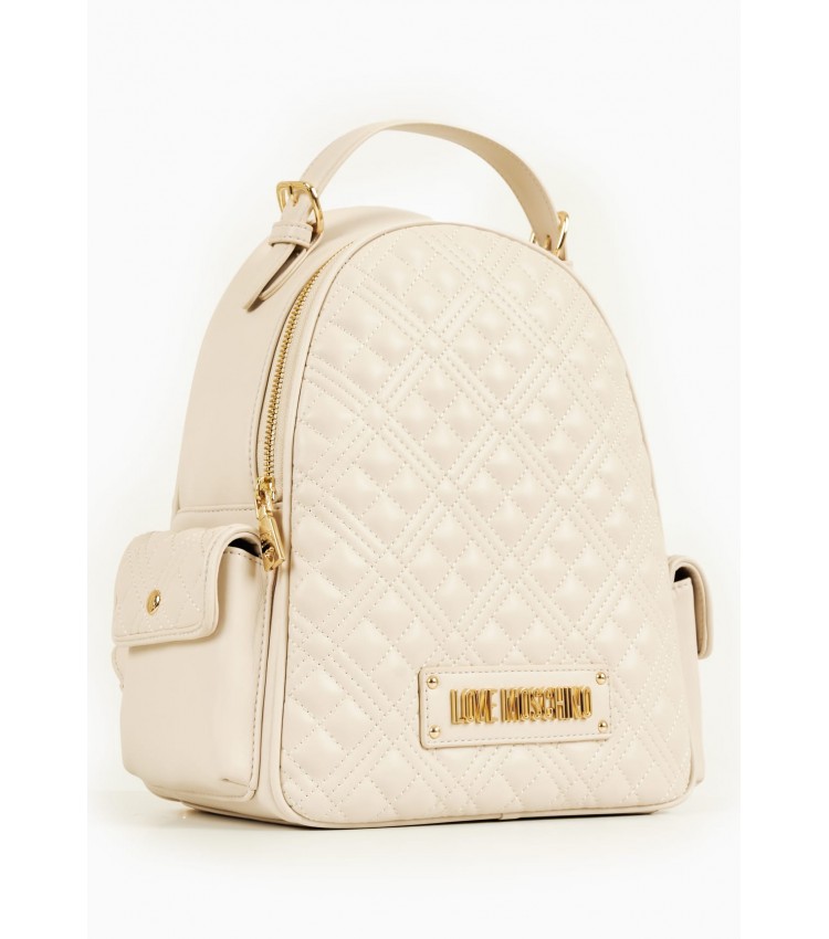 Γυναικείες Τσάντες JC4015 Μπεζ ECOleather Love Moschino