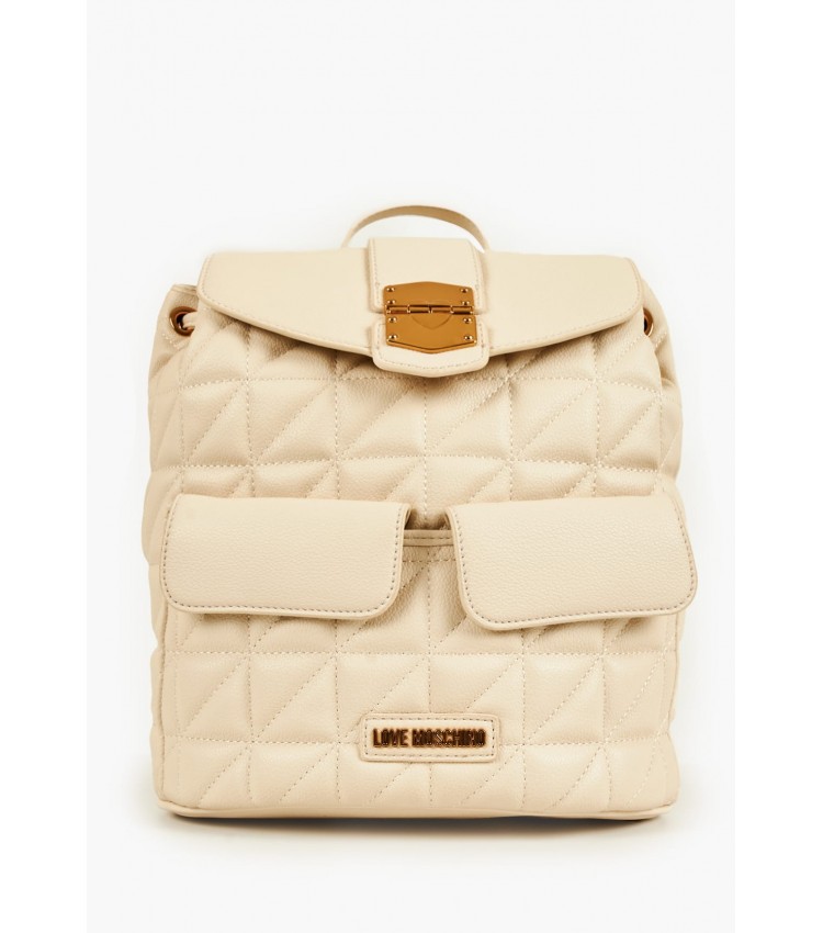 Women Bags JC4051 Beige ECOleather Love Moschino