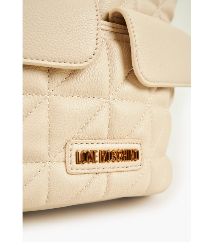 Γυναικείες Τσάντες JC4051 Μπεζ ECOleather Love Moschino