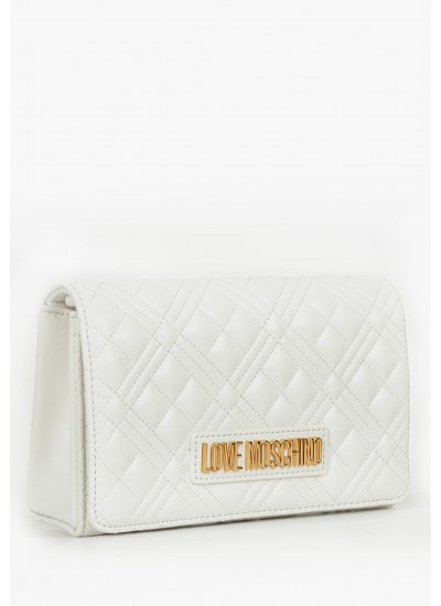 Women Bags JC4079 White ECOleather Love Moschino