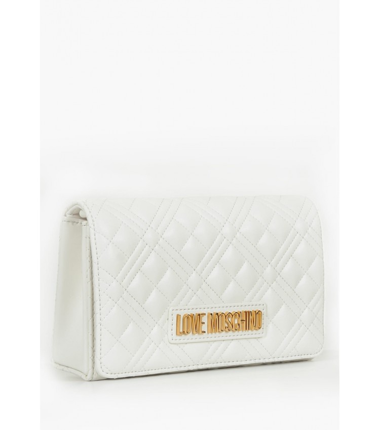 Women Bags JC4079 White ECOleather Love Moschino