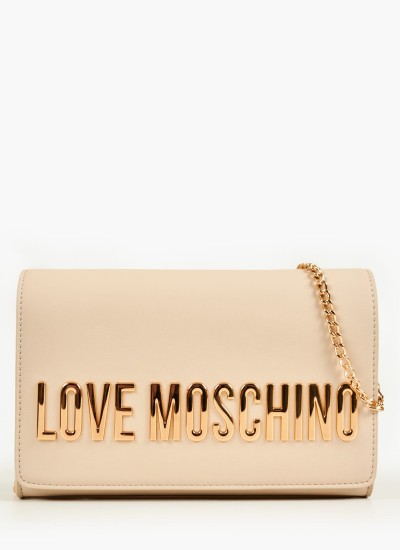 Women Bags JC4103 Beige ECOleather Love Moschino