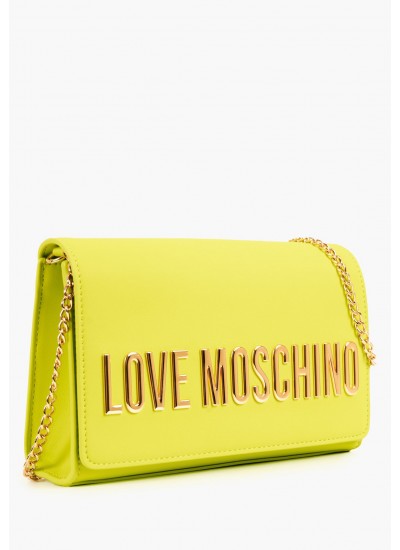 Women Bags JC4103 Green ECOleather Love Moschino