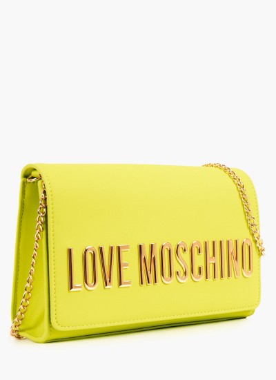 Γυναικεία Πορτοφόλια JC5600 Χρυσό ECOleather Love Moschino