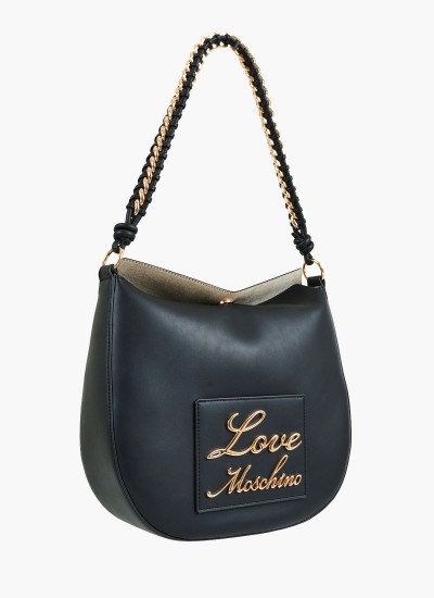 Γυναικεία Πορτοφόλια JC5600 Χρυσό ECOleather Love Moschino