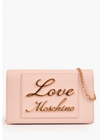 Women Bags JC4121 Pink ECOleather Love Moschino