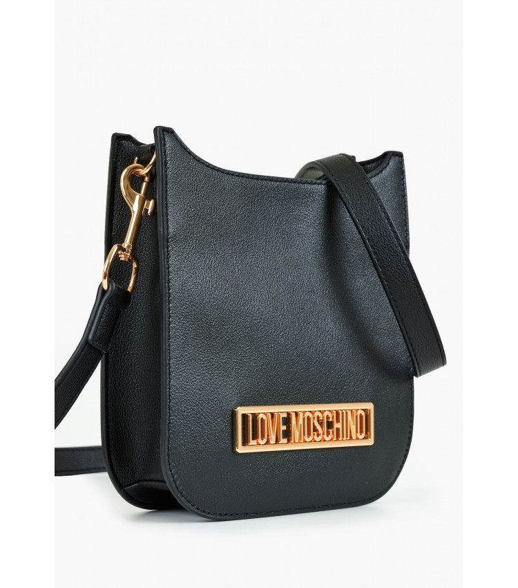 Women Bags JC4147 Black Leather Love Moschino