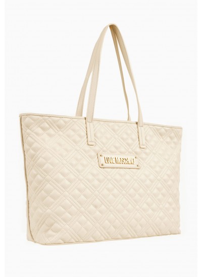 Γυναικείες Τσάντες JC4166.L Μπεζ ECOleather Love Moschino