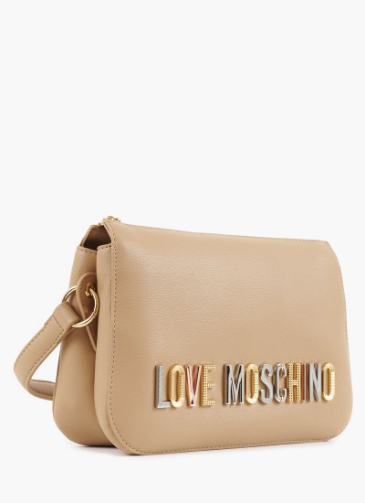 Γυναικεία Πορτοφόλια JC5600 Χρυσό ECOleather Love Moschino