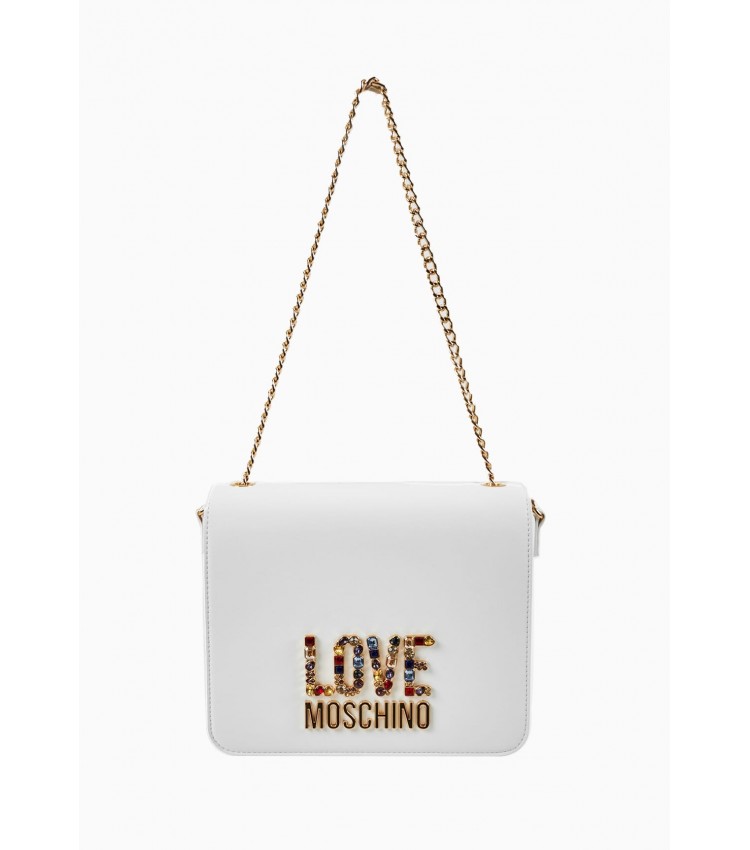 Women Bags JC4334 White ECOleather Love Moschino