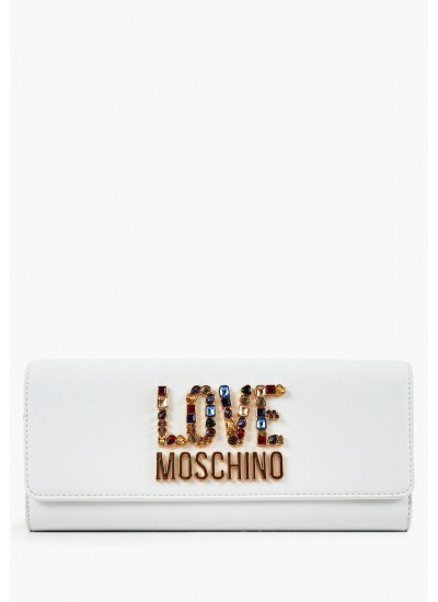 Women Bags JC4335.W White ECOleather Love Moschino