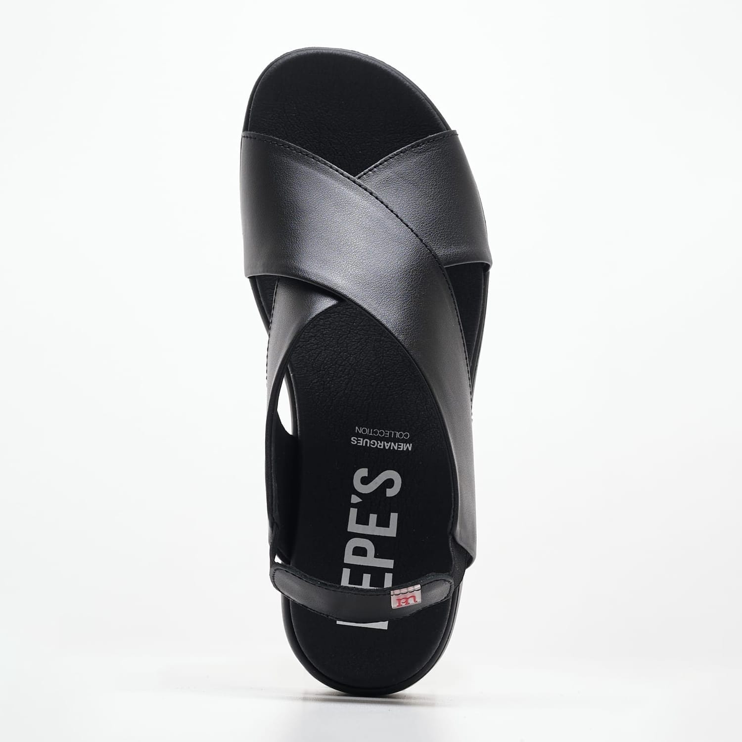 Women Platforms Low 10546 Black Leather Pepe Menargues Women Platforms Low 10546 Black Leather Pepe Menargues