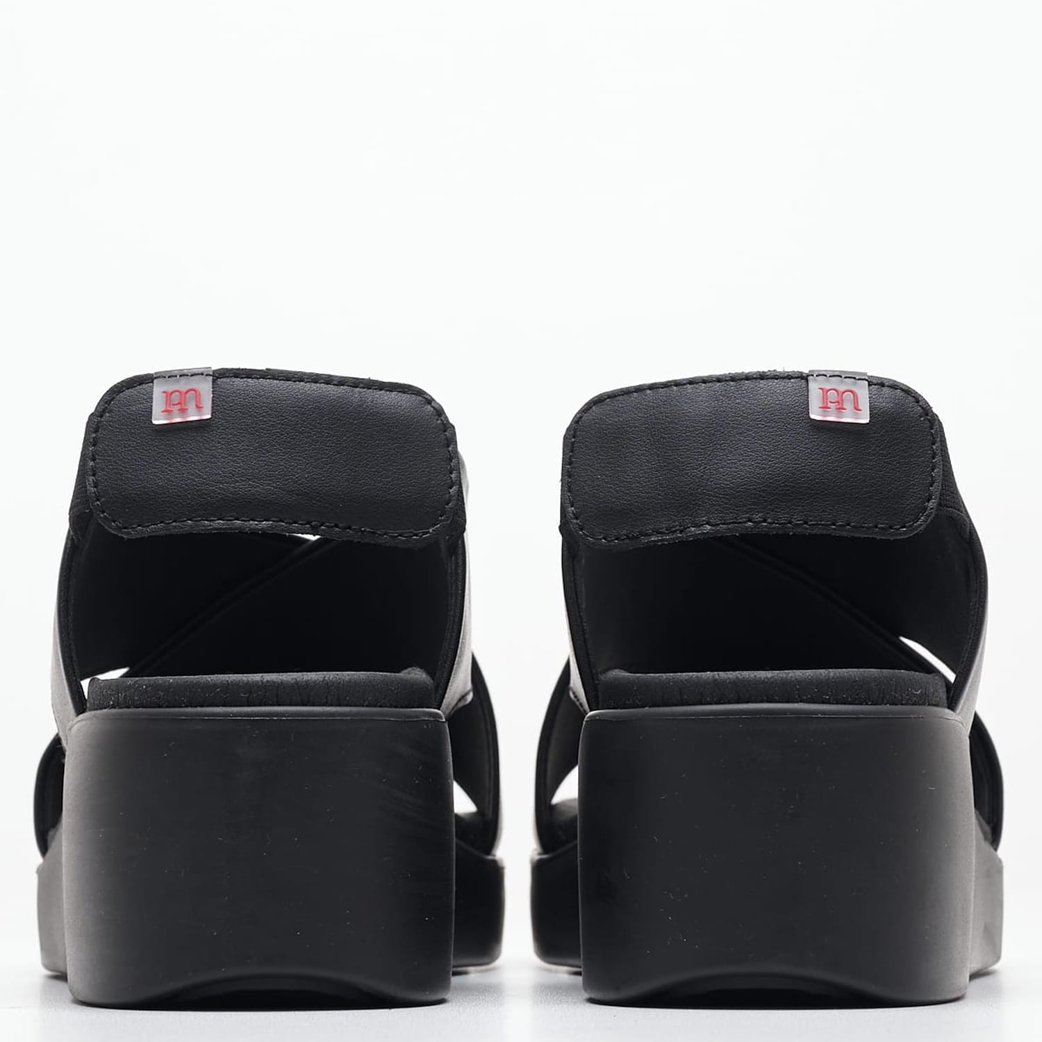 Women Platforms Low 10546 Black Leather Pepe Menargues Women Platforms Low 10546 Black Leather Pepe Menargues