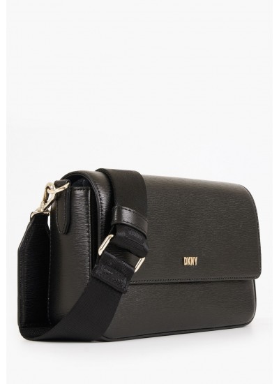 Women Bags Bryant.Handbag Black Leather DKNY