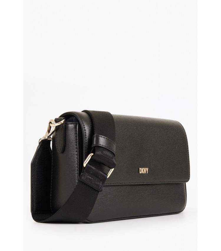 Women Bags Bryant.Handbag Black Leather DKNY