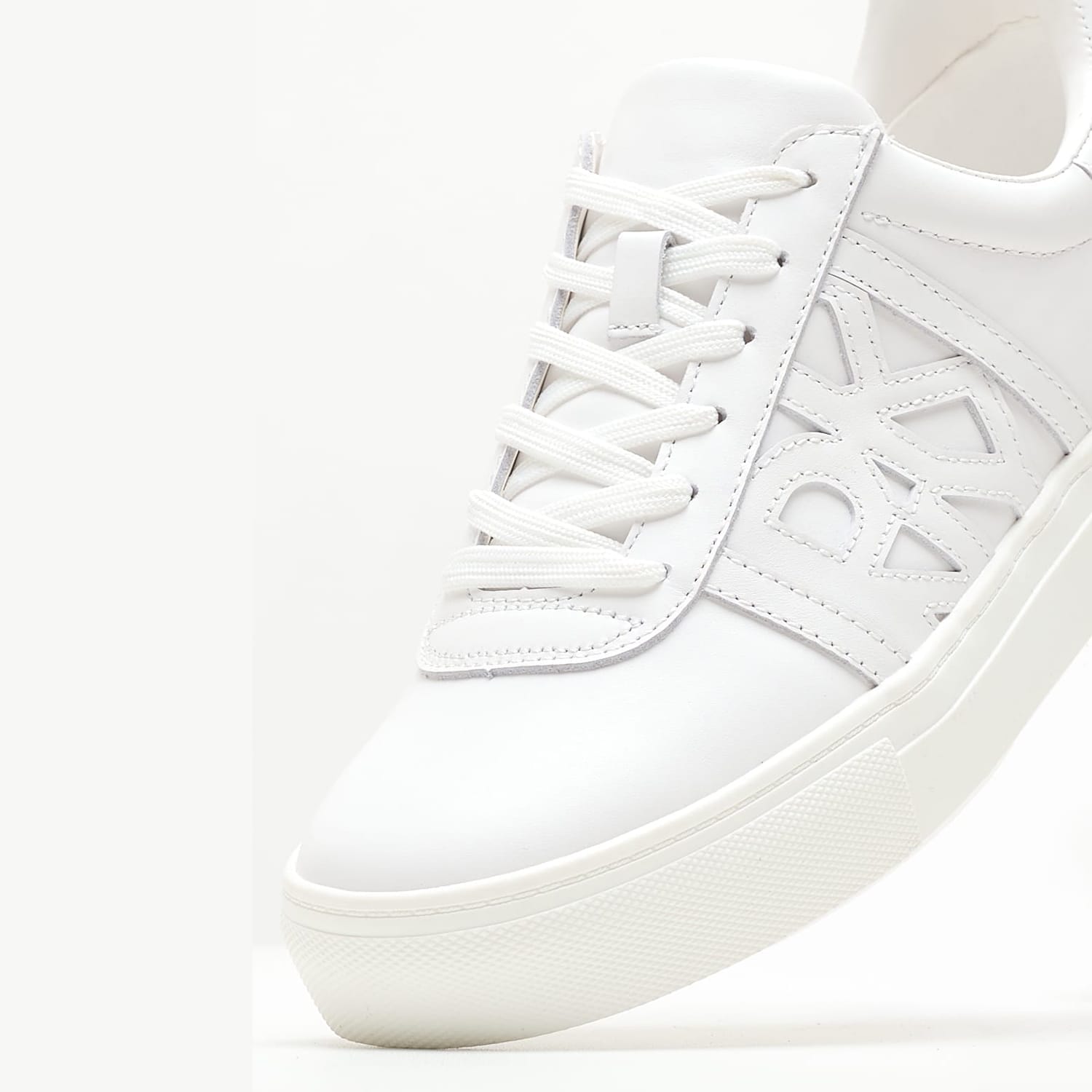 Γυναικεία Παπούτσια Casual Jennifer Άσπρο Δέρμα DKNY